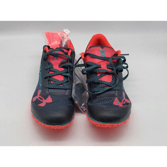 Under Armour Brigade XC Low Mens Size 8 Track Spike Shoes‎ 3022001 401 - Picture 2 of 10